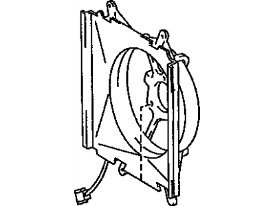 Toyota Corolla Fan Shroud - 16711-15271