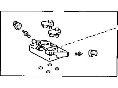 Toyota 88371-12140 Valve, Cooler Compressor Suction Service