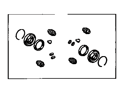 Toyota 04479-12180 Cylinder Kit, Disc Brake, Front