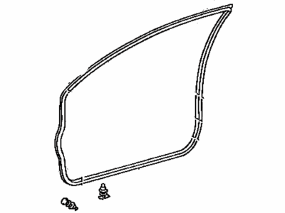 1994 Toyota Corolla Door Seal - 67861-12820