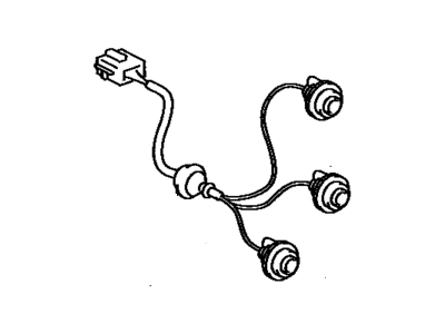 Toyota 81555-13340 Cord,Rear Combination