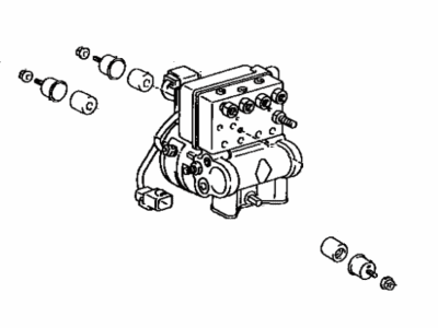 1993 Toyota Corolla ABS Pump And Motor Assembly - 44510-12070