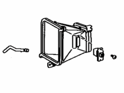 Toyota 87201-02040 Duct Sub-Assembly, Air