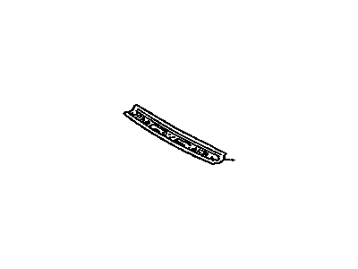 Toyota 63102-13020 Panel, Windshield Header, Inner
