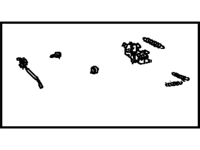 Toyota 53510-12500 Lock Assembly, Hood
