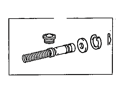 1996 Toyota Corolla Clutch Master Cylinder - 04311-12100