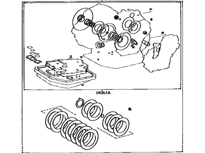 Toyota 04352-12150 Kit, TRANSAXLE Overhaul