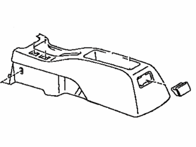Toyota 58901-02020-B0 Box Sub-Assy, Console, Rear