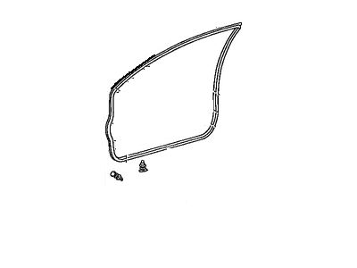 1994 Toyota Corolla Door Seal - 67862-12780