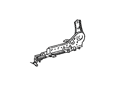 Toyota 72011-12210 Adjuster Sub-Assy, Front Seat, Outer RH