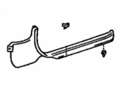 Toyota 62102-12190-J0 Trim Sub-Assy, Cowl Side, LH