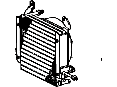 Toyota 88460-10040 CONDENSER Assembly, Cooler