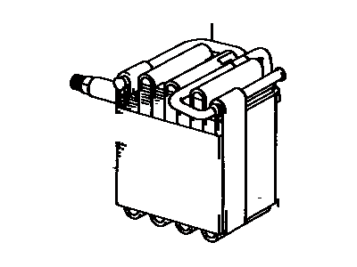 1981 Toyota Starlet Evaporator - 88501-10042