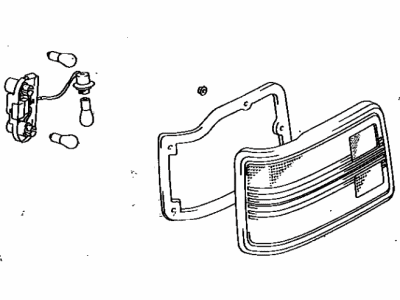 Toyota 81560-80082 Lamp Assembly, Rear Combination, LH