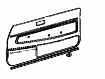 Toyota 67620-10520-05 Board Sub-Assy, Front Door Trim, LH