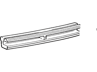 Toyota 52615-10020 Absorber, Rear Bumper Energy