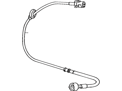 Toyota 83710-10201 Speedometer Drive Cable Assembly, No.1