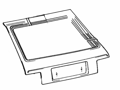 Toyota 67005-10130 Panel Sub-Assembly, Back Door