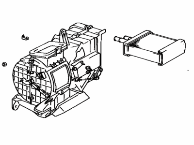 Toyota 87150-10120 Radiator Assembly, Heater