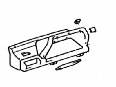 Toyota 55404-10080-03 Panel Sub-Assy, Instrument Cluster Finish