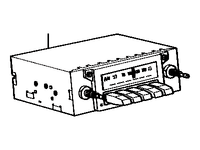 Toyota 86120-10250 Receiver Assembly, Radio