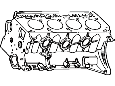 Toyota 11400-13010 Block Assy, Short