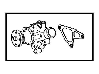 1983 Toyota Starlet Water Pump - 16100-19056