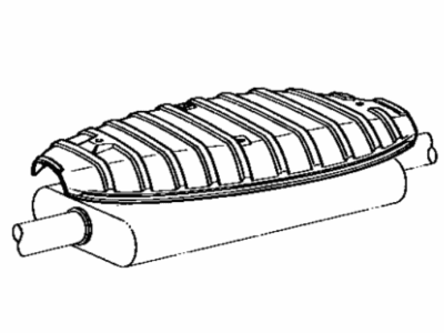 Toyota 58041-10021 INSULATOR, Front Floor Heat