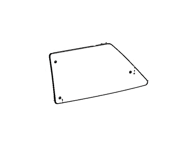 Toyota 62711-10080 Glass, Quarter Window, RH