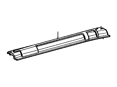 Toyota 58155-10020 INSULATOR, Front Floor Heat