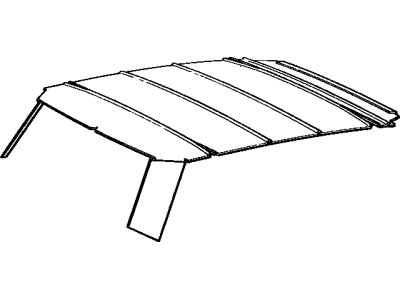63310-10140-13 Toyota Roof Headlining Assembly Illustration 1 of 1