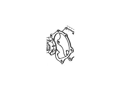 Toyota 16124-22012 Gasket, Water Pump Body