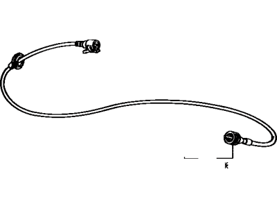 1993 Toyota Paseo Speedometer Cable - 83710-16331