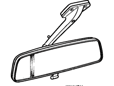 Toyota 87810-10150 Inner Rear View Mirror Assembly