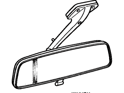 1982 Toyota Starlet Car Mirror - 87810-10140