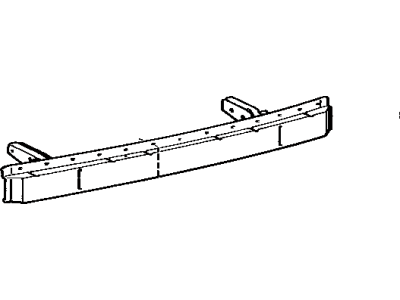 Toyota 52023-10030 Reinforcement Sub-Assembly, Rear Bumper