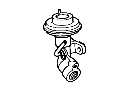 Toyota 25620-13100 Valve Assembly, EGR