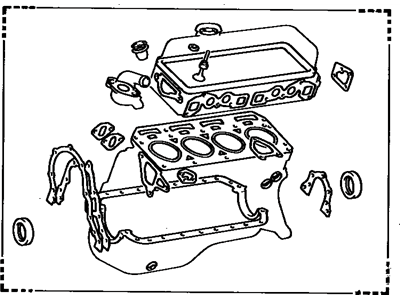 Toyota 04111-13060 Gasket Kit, Engine O