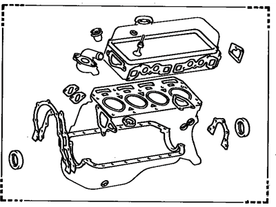 Toyota 04111-13038 Gasket Kit, Engine O