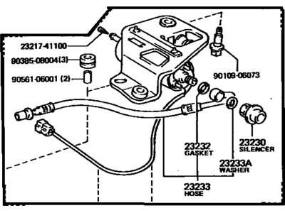 1982 Toyota Starlet Fuel Pump - 23210-13020