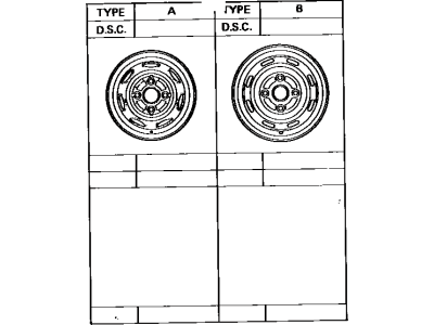 Toyota 42611-10180 Wheel, Disc