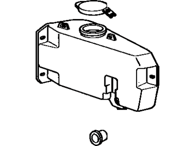 1983 Toyota Starlet Washer Reservoir - 85330-10081