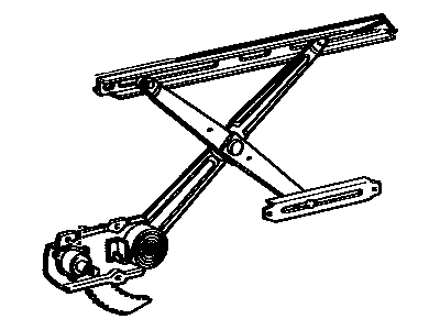 1982 Toyota Starlet Window Regulator - 69810-10050