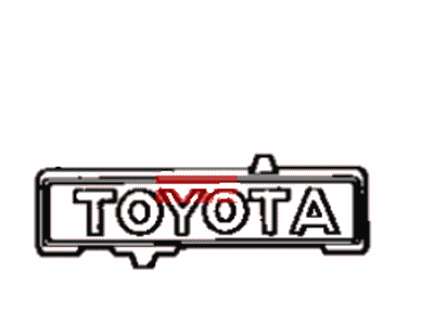Toyota 75321-19537 Radiator Grille Or Front Panel Name Plate