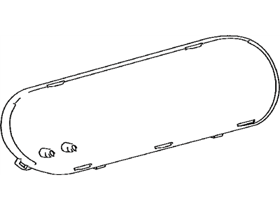 Toyota 83852-12Q40 Glass, Combination Meter