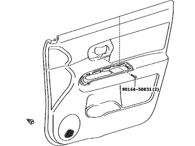 Toyota 67610-12Q30-B0 Panel Assembly, Front Door