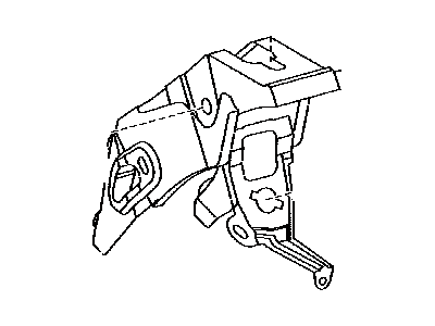 Toyota 55106-12690 Support Sub-Assy, Brake Pedal