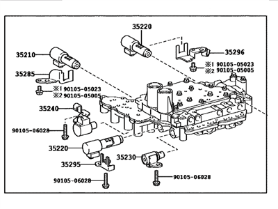 Toyota 35410-33180 Body Assy, Transmission Valve