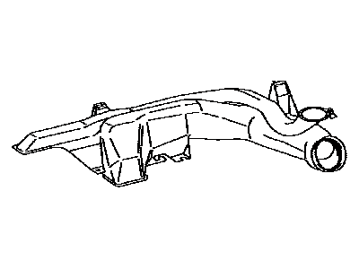 Toyota 55085-12170 Duct Sub-Assembly, Heater To Register