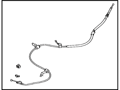 Toyota 46420-12730 Cable Assembly, Parking Brake